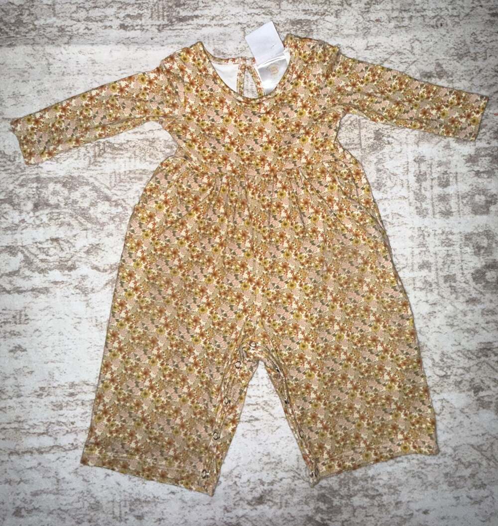 Swoon Baby Clothing Floral Long Sleeve Jumper Jumpsuit